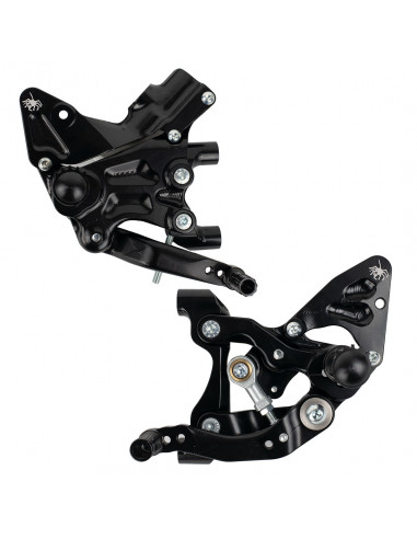 Rearset DUCATI PANIGALE V2 reverse shift BLACK