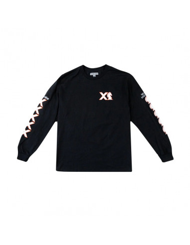 Long sleeve t-shirt Xavi Forés 12 BLACK