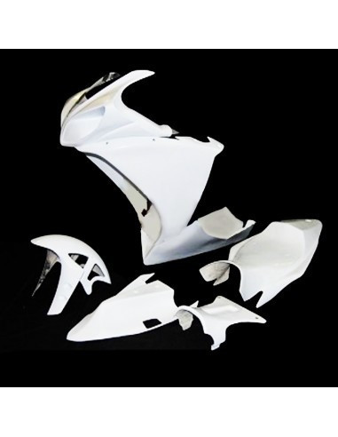 CARENADO DE FIBRA ECO - YAMAHA R1 2009-14 - BLANCO