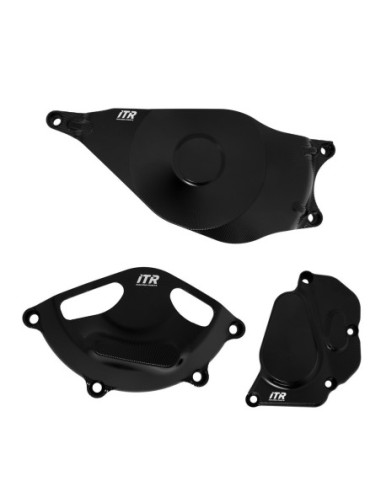 KIT PROTECTORES MOTOR  ALUMINIO - KAWASAKI ZX10 16-20